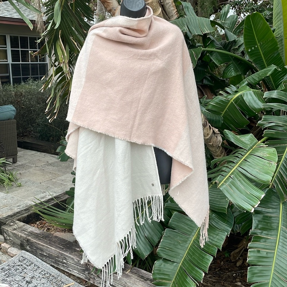 sora and kyo fringed Cape, shawl or poncho